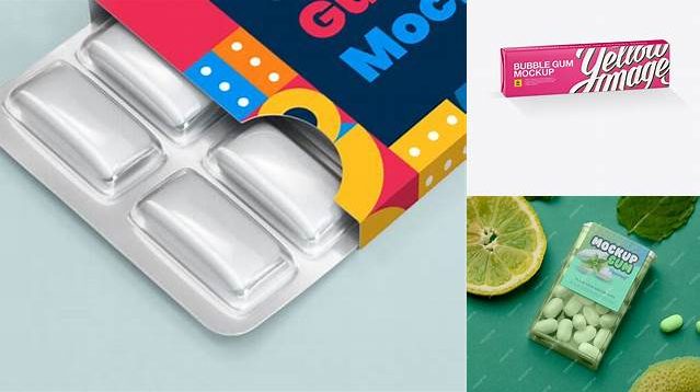 1000+ Chewing Gum Mockup Free Mockup File Free Download