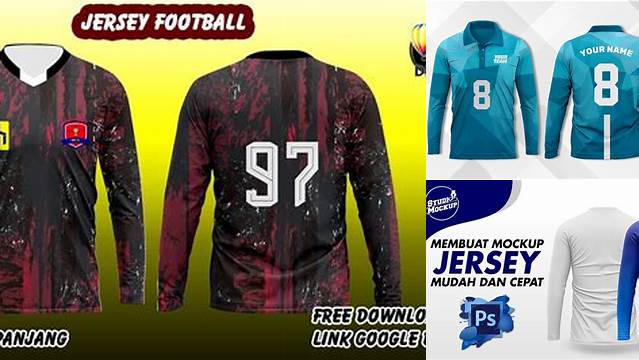 1001+ Jersey Lengan Panjang Cdr Mockup File Free Download