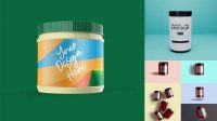 1001+ Pet Jar Mockup Creative and Modern PSD Freebie