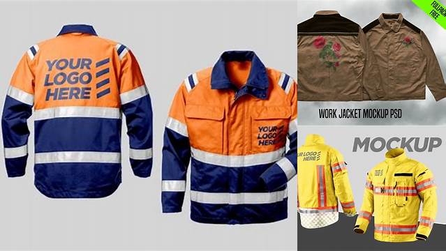 1002+ Work Jacket Mockup PSD Download