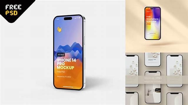 1003+ Mobile Screen Mockup Free High-Resolution PSD Download