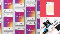 1006+ Free Instagram Mockup Generator PSD Download