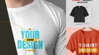 1014+ Free T-shirt Mockup Generator Mockup PSD Free Download