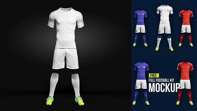 1015+ Free Soccer Kit Mockup Hight Resolution