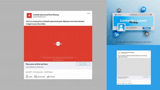 1020+ Linkedin Mockup Psd 2020 Photoshop Resource Free