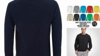 1021+ Men's Crew Neck Sweatshirt Front Half Side View Creative Layered Design File