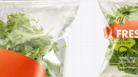 1026+ Plastic Bag With Rucola Salad PSD Mockup Free Graphic Design Resource