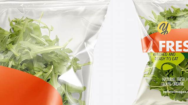 1026+ Plastic Bag With Rucola Salad PSD Mockup Free Graphic Design Resource