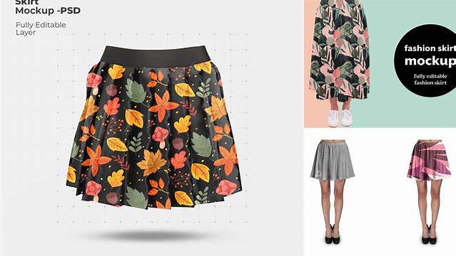 1032+ Skirt Mockup Free Download Free PSD