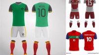 1039+ Jersey Bola Cdr Advanced Editable PSD