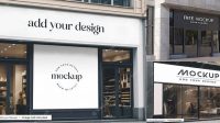 1039+ Storefront Mockup Premium Free Graphic Resource