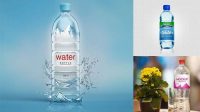 1041+ Square Water Bottle PSD Mockup Free PSD Mockup Resource