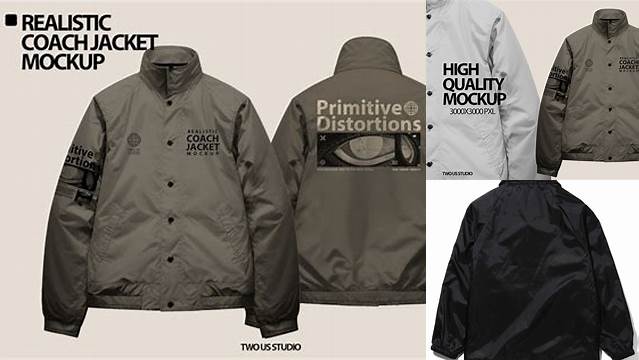 1045+ Coach Jacket Mockup Free Easy Editable