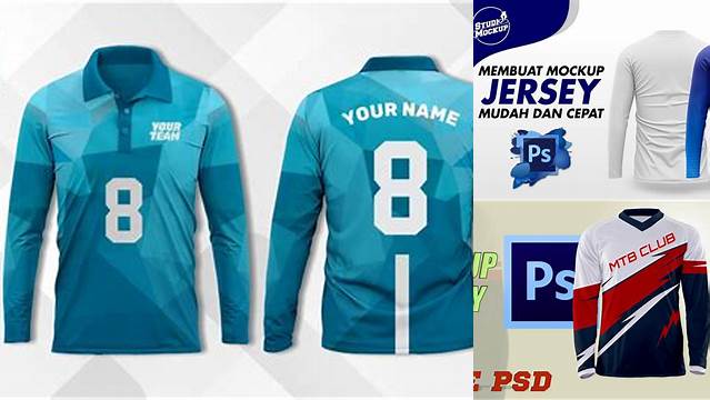 1048+ Mock Up Jersey Lengan Panjang PSD Free Download