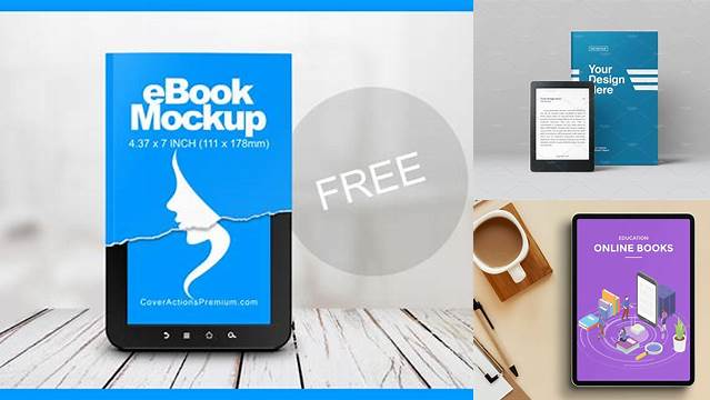 1055+ Ebook Mockups Free PSD