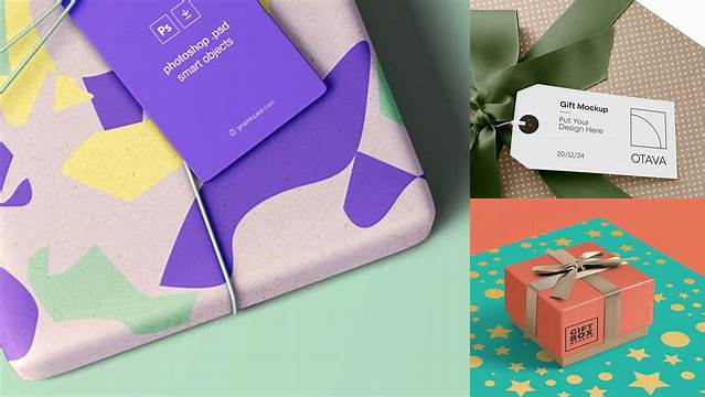 1057+ Gift Mockup Psd Free Exclusive Free PSD Mockups