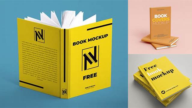 1057+ Mockup Buku Online Gratis Versatile PSD Mockup File