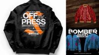 1058+ Jacket Bomber Mockup For Free Download