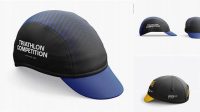 1062+ Cycling Cap PSD Mockup Left Side View Versatile and Modern PSD Mockup