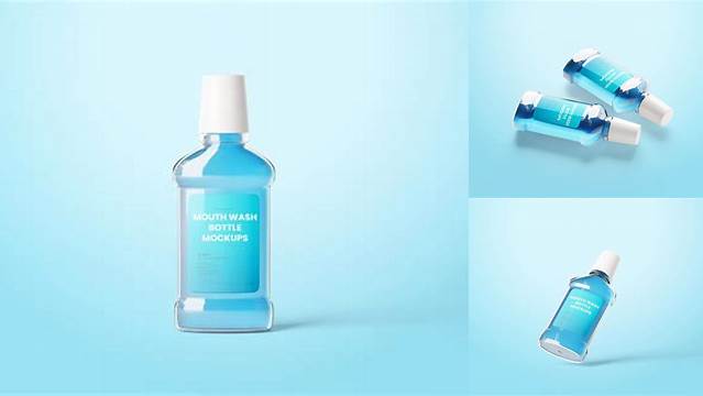 1062+ Mouthwash Bottle Mockup Free Download Now Free PSD Template