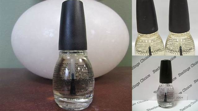 1064+ Clear Nail & Cuticle Oil Bottle with Matte Cap PSD Mockup Front View High-Resolution Graphic