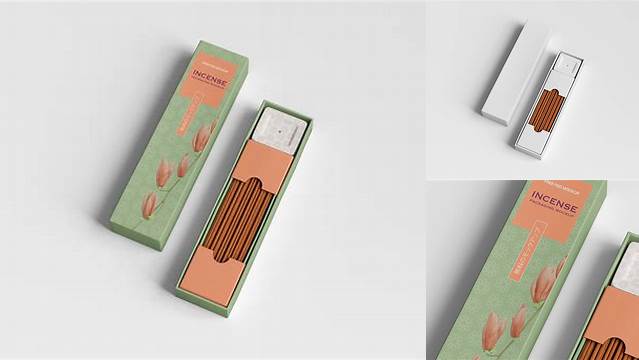 1067+ Incense Packaging Mockup Smart PNG Image