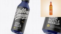 1070+ Slanted Matte Drink Bottle PSD Mockup Photoshop Freebie