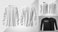 1071+ Long Sleeve Mockup Psd Free High-Quality Editable PSD