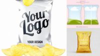 1074+ Chip Bag Mockup Png Creative Design Resource