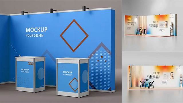 1077+ Exhibition Mockups Advanced Photoshop Template