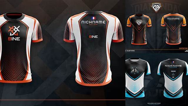 1078+ Esports Jersey Mockup Free Psd Smart Object PSD