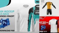 1079+ Mtb Jersey Mockup Free Include TIFF