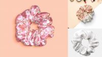 1081+ Scrunchie Mockup Free Advanced Photoshop Design Free