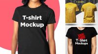 1101+ T-Shirt PSD Mockup Top View Free Mockup Templates