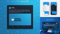 1101+ Twitter Post Mockup Professional PSD Mockup