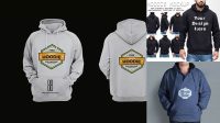 1106+ Men’s Hooded Sweatshirt PSD Mockup Half Side View Custom Graphic Resource Free Download