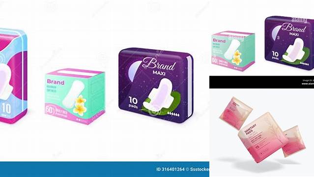 1108+ Sanitary Pads Packaging Mockup Hight Resolution