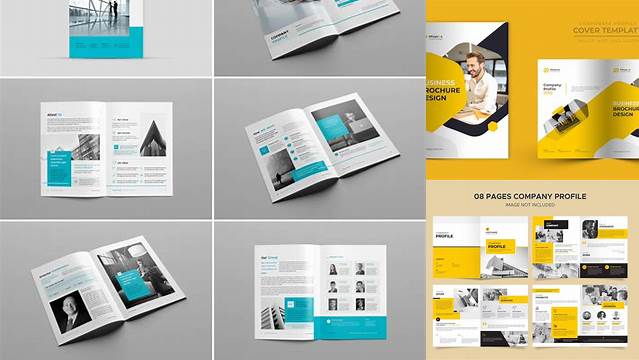 1112+ Company Profile Template Psd Editable PSD File