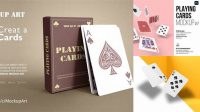 1118+ Playing Card Mockup Versatile Photoshop File