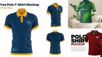 1118+ Polo Shirt Mockup PSD Download