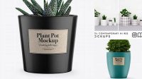 1119+ Matte Pot PSD Mockup Best Free Mockup PSD