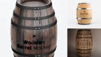 1122+ Barrel Mockup Free PSD Download