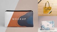 1124+ Canvas Pouch Mockup Elegant PSD Mockup