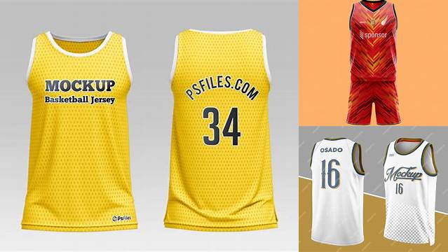 1125+ Mockup Jersey Basket Cdr PSD for Free