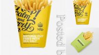 1129+ Paper French Fries Box Large size Fully Layered Photoshop Freebie