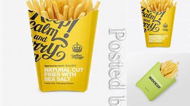 1129+ Paper French Fries Box Large size Fully Layered Photoshop Freebie