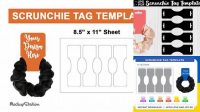 1129+ Scrunchie Tag Template PSD File Download