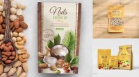 1131+ Nuts Packaging Mockup Free PSD