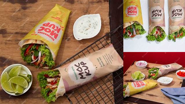 1131+ Shawarma Box Mockup Easy Editable