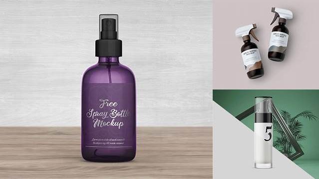 1134+ Matte Plastic Spray Bottle PSD Mockup Premium Freebie for Designers